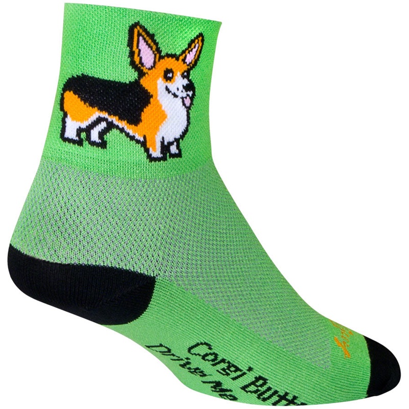 SockGuy Classic Ernie Socks – 3 Green Small/Medium