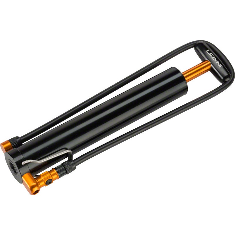 Lezyne Micro Floor Drive XL Large Volume 35psi Handpump- with Foot Peg Black