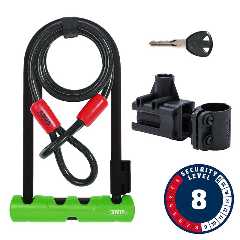 Abus 410K/170HB230 SH Ultra + Cobra U-Lock – Green