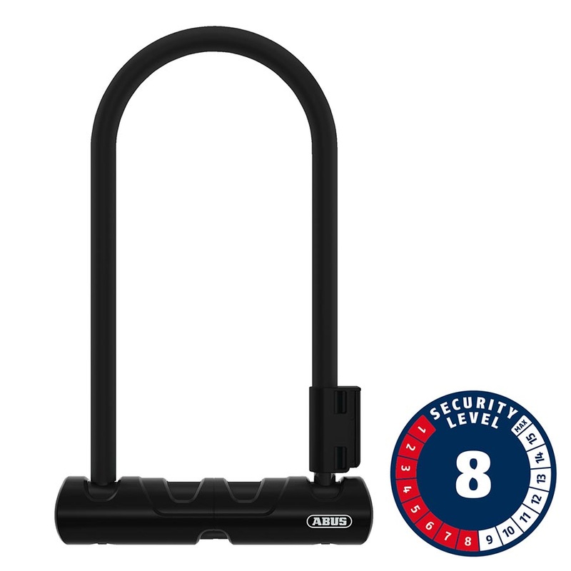 Abus Ultra 410K Mini U-Lock Key 12mm 150x180mm 5.9”x7” SH34 Black