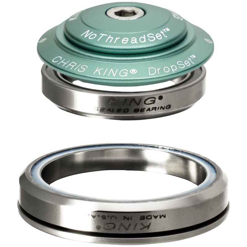 Chris King DropSet 5 Headset – 1-1/8 42/52mm 45 Deg Matte Jade