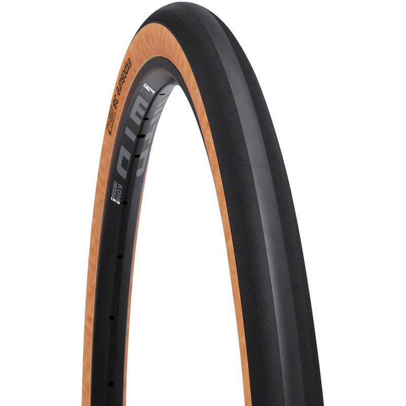WTB Exposure Tire – 700 x 32 TCS Tubeless Folding BLK/Tan Light/Fast Rolling Dual DNA SG