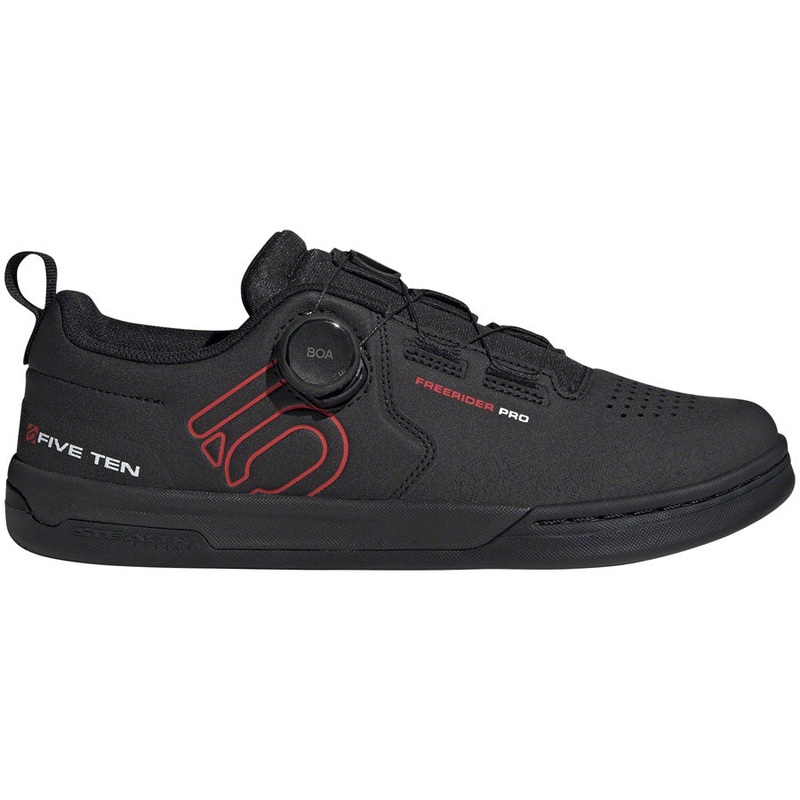 Five Ten Freerider Pro BOA Flat Shoes – Men’s Core Black/Red/FTWR White 10