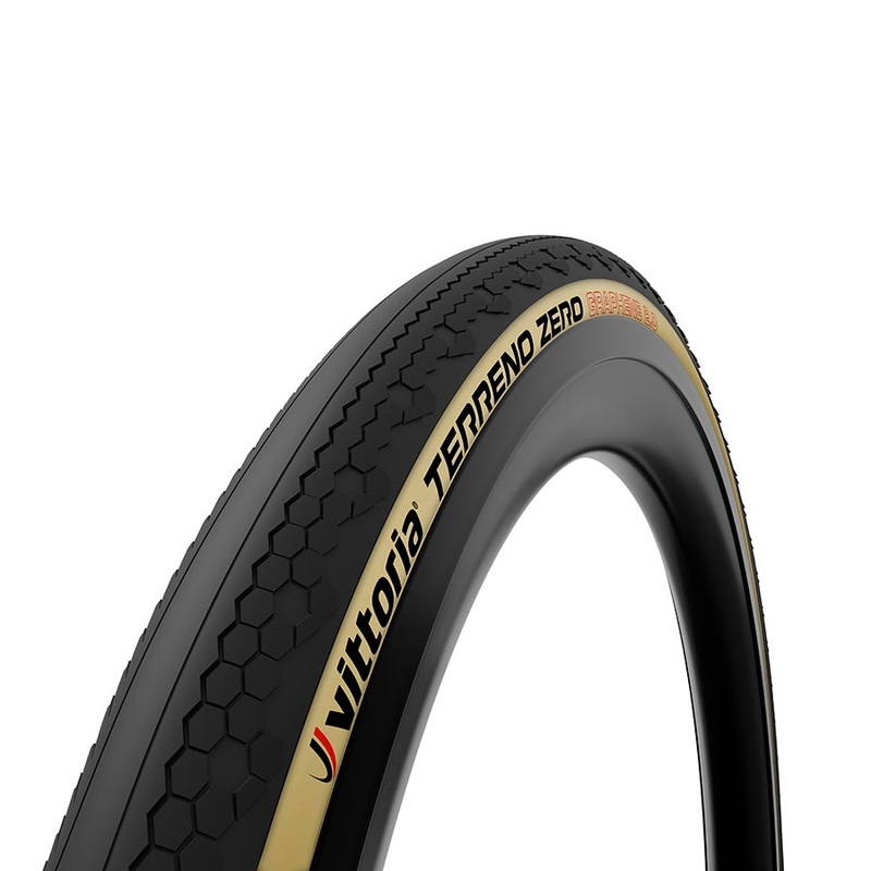 Vittoria Terreno Zero Tire – 700 x 47 Tubeless Folding Black/Tan TNT G2.0