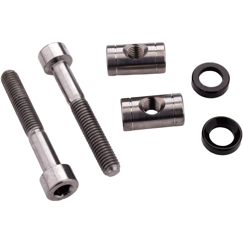FOX Tooling Kit – 2022 Transfer SL Saddle Clamp Hardware Bolt Pin Washer Pair Titanium