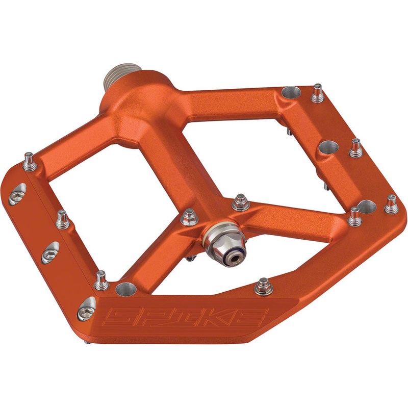 Spank Spike Pedals – Platform Aluminum 9/16 Orange