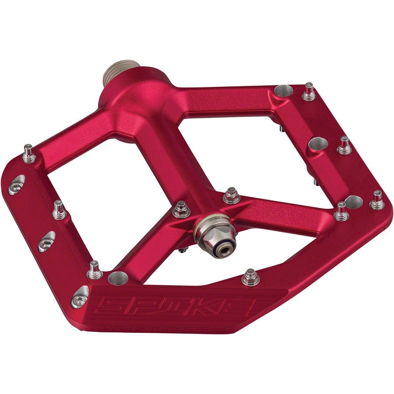 Spank Spike Pedals – Platform Aluminum 9/16 Red