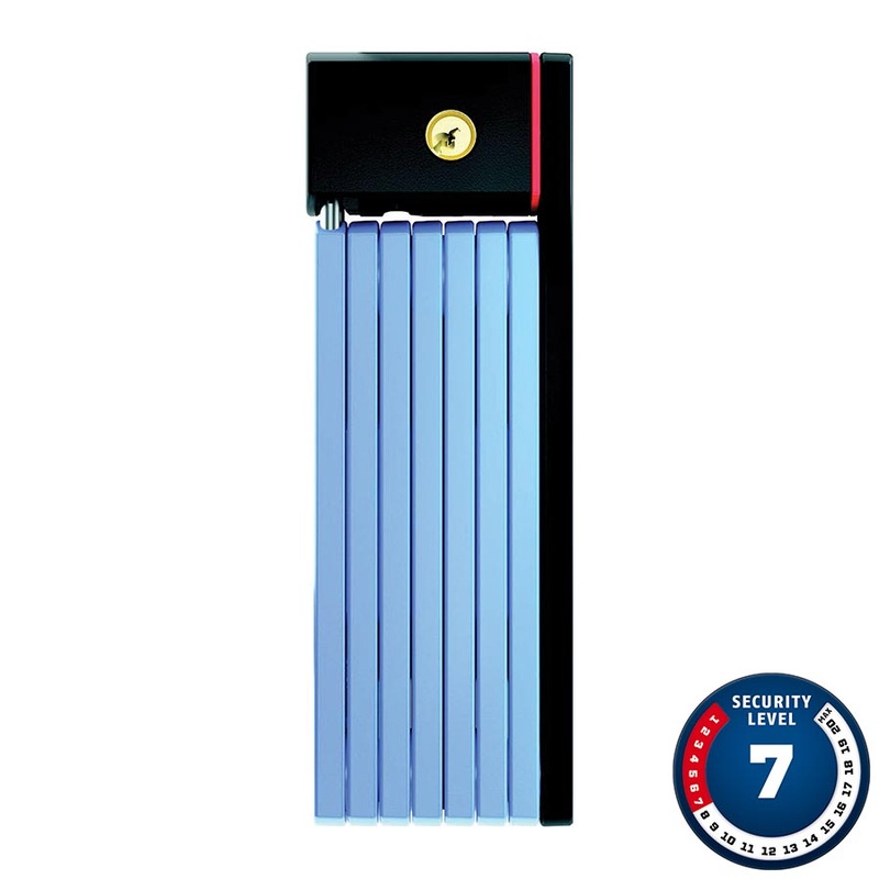 Abus Bordo Big uGrip 5700 Folding Lock Key 100cm 3.3′ 5mm Blue