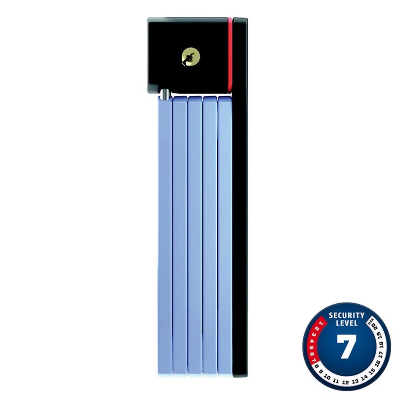 Abus Bordo uGrip 5700 SH Folding Lock Key 80cm 2.6′ 5mm Blue