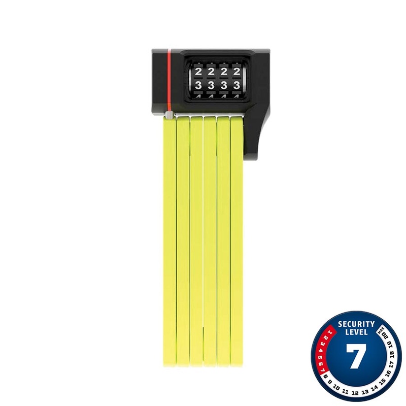 Abus Bordo uGrip 5700C Folding Lock Combination 80cm 2.6′ 5mm Green