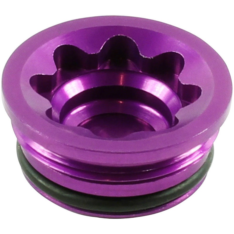 Hope V4 Small/E4 Disc Brake Caliper Bore Cap – Purple