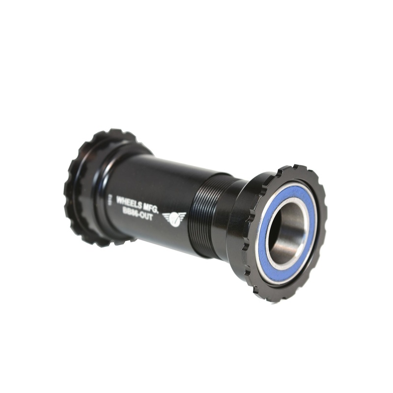 Wheels Manufacturing BB86/92 SRAM Bottom Bracket ABEC-3 Bearings BLK Cups – Threaded