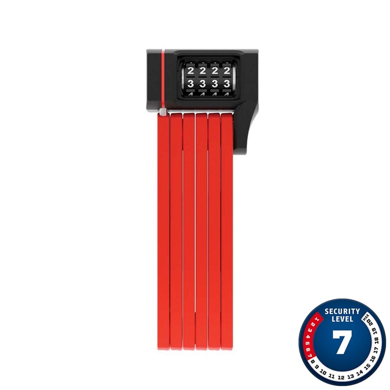 Abus BORDO 5700c Combination Folding Lock – 80cm Red