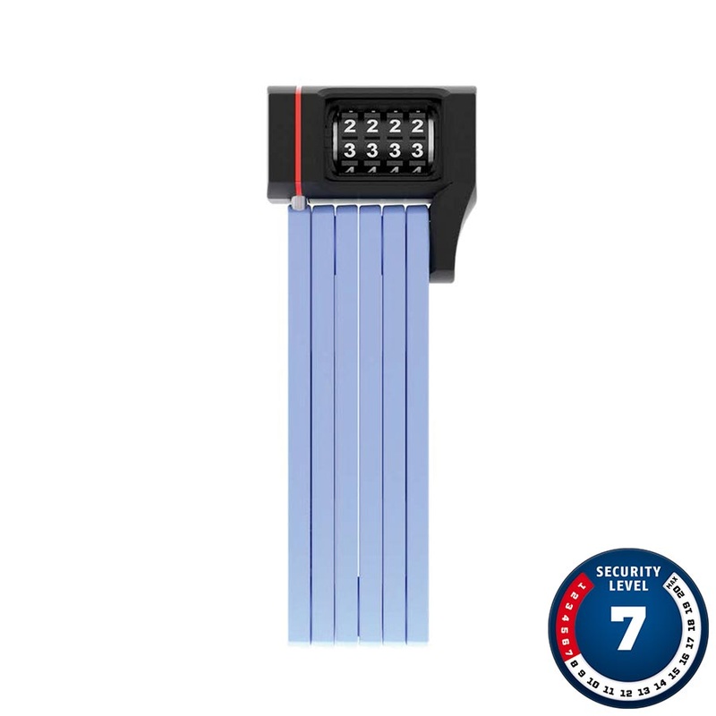 Abus Bordo uGrip 5700C Folding Lock Combination 80cm 2.6′ 5mm Blue