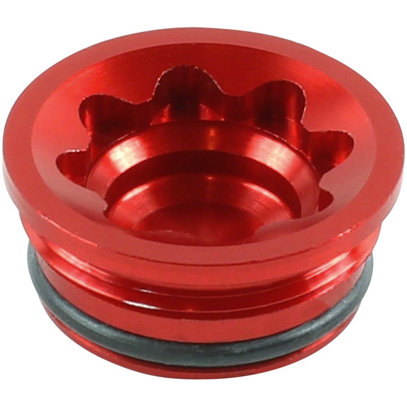 Hope V4 Small/E4 Disc Brake Caliper Bore Cap – Red