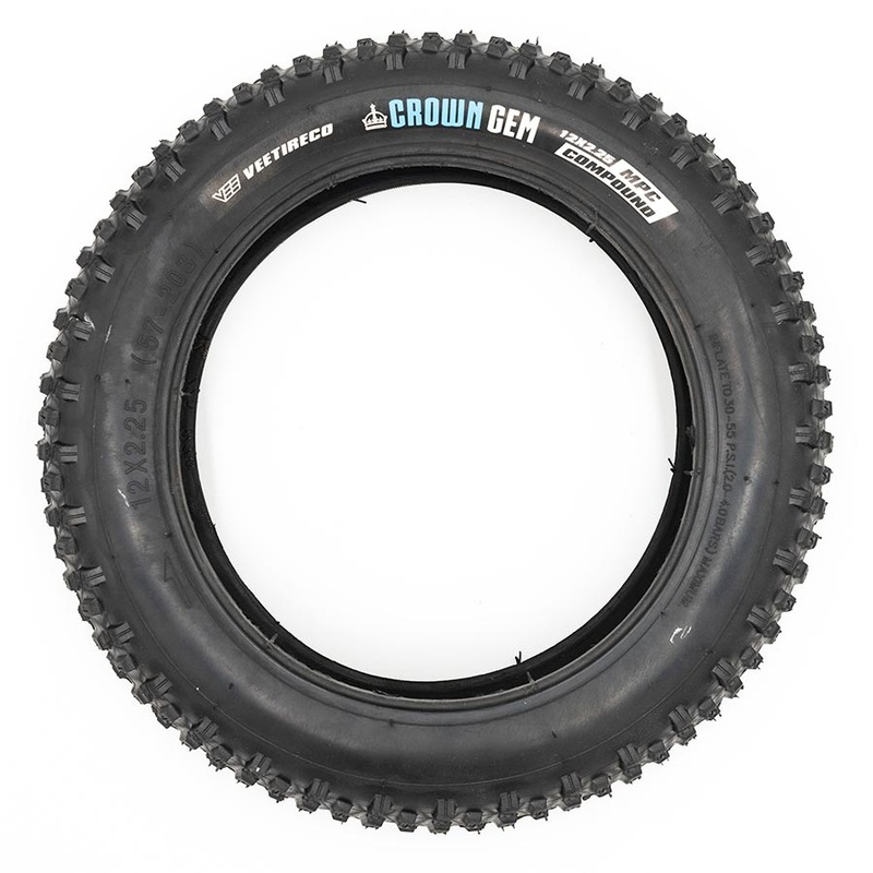 Kids Ride Shotgun Dirt Hero Hybrid Tire 12”x2.25 Wire Tubeless Ready MPC 27TPI Black