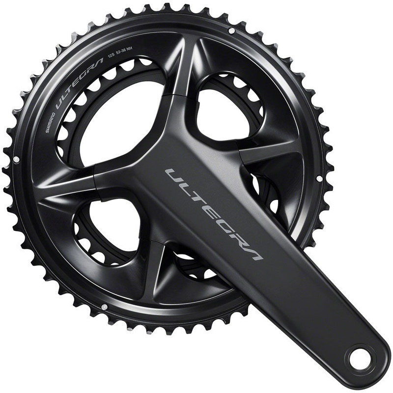 Shimano Ultegra FC-R8100 Crankset – 160mm 12-Speed 52/36t Hollowtech II Spindle Interface BLK