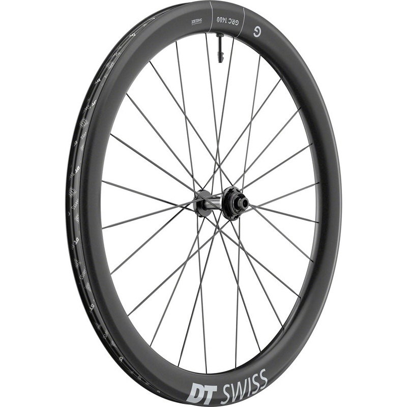 DT Swiss GRC 1400 DICUT 50 Front Wheel – 700c 12 x 100mm Center-Lock Black