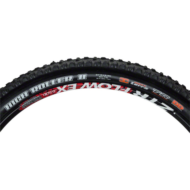 Maxxis High Roller II Tire – 27.5 x 2.3 Tubeless Folding BLK 3C Maxx Terra DD