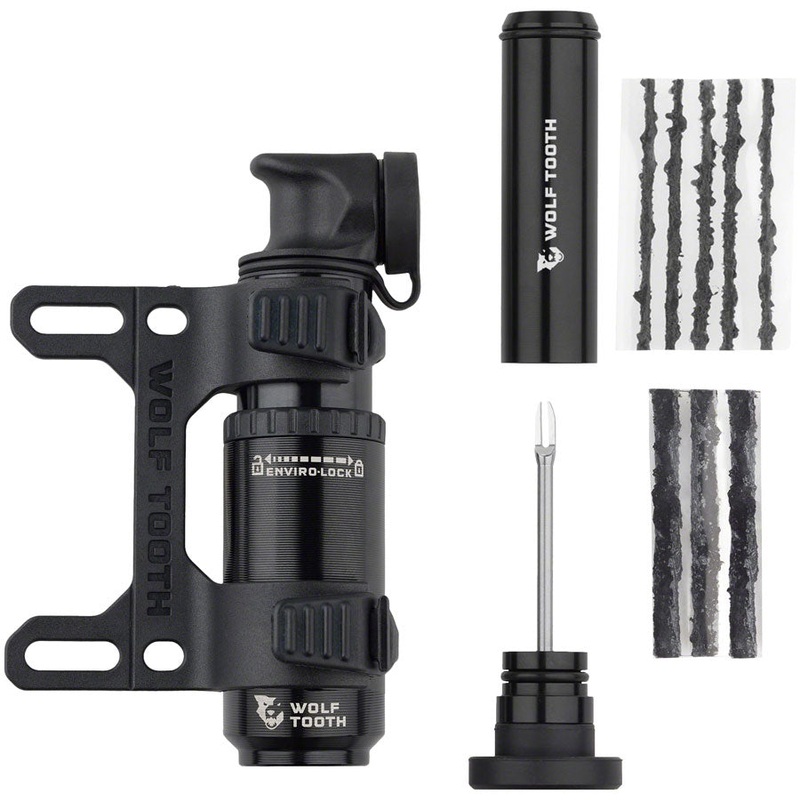 Wolf Tooth EnCase Pump – 30cc with Tubeless Tire Plug Tool