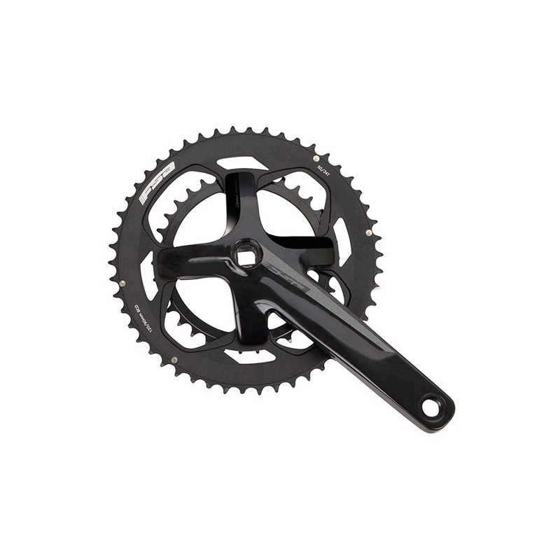 FSA Vero Double Crankset Speed: 10/11 BCD: 110 34/50 Square 172.5mm Black