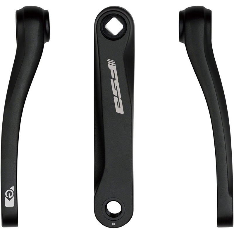 Full Speed Ahead CK-758 Crank Arm Set Ebike JIS 155mm without bolts Black