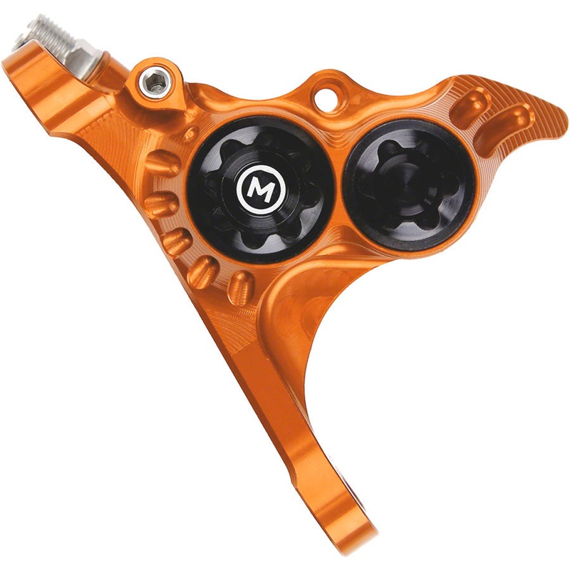 Hope RX4+ Disc Brake Caliper – Front Flat Mount Direct +20mm Mineral Oil Type Orange