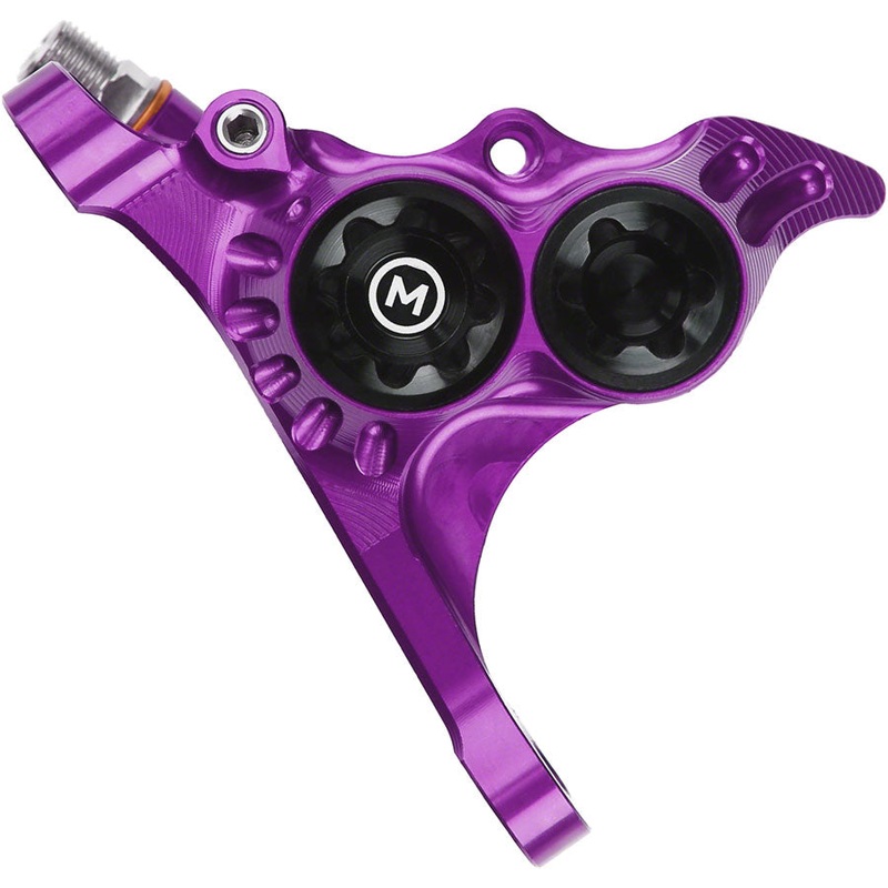 Hope RX4+ Disc Brake Caliper – Front Flat Mount Direct +20mm Mineral Oil Type Purple