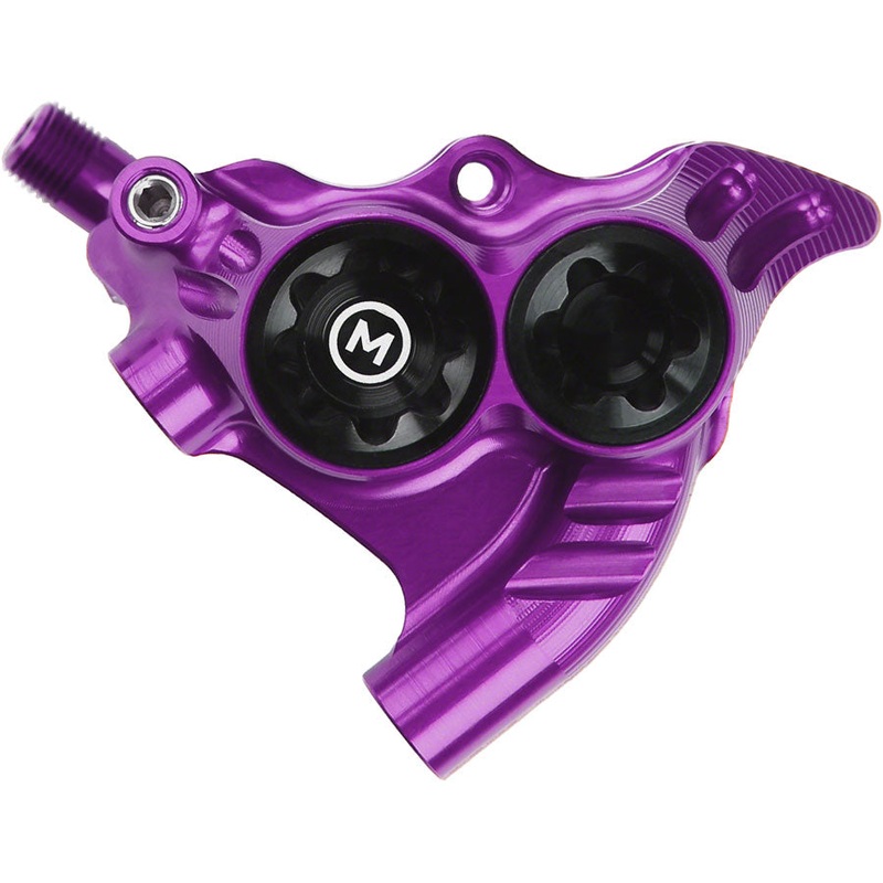 Hope RX4+ Disc Brake Caliper – Rear Flat Mount Direct +20mm Mineral Oil Purple