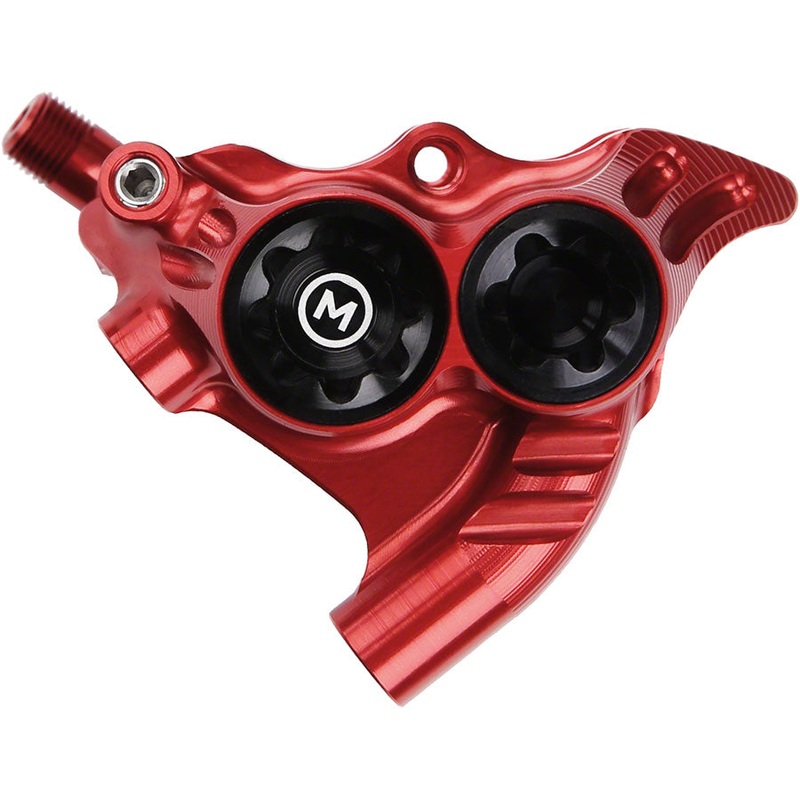 Hope RX4+ Disc Brake Caliper – Rear Flat Mount Direct +20mm Mineral Oil Red