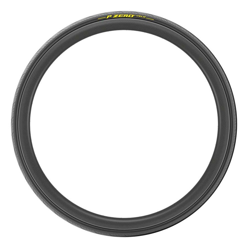 Pirelli PZero Velo Tubular Road Tire 700x25C Tubular YellowSOFT TechBELT 300TPI Black