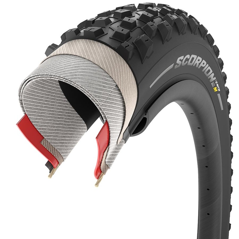 Pirelli Scorpion E-MTB M Mountain Tire 275×2.60 Folding Tubeless Ready SmartGRIP Gravity Hyperwall 60TPI Black