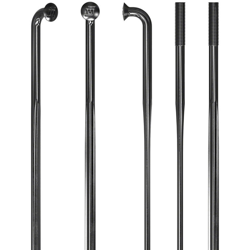 DT Swiss Revolite Spokes – 2.0/1.3/2.3 280mm J-bend Black Box of 20