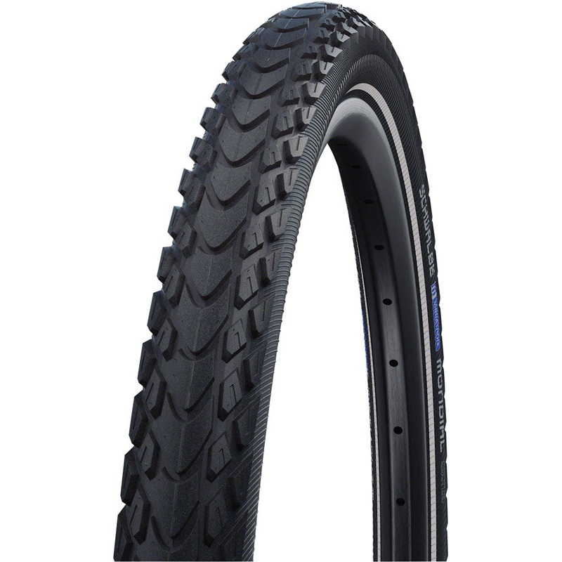 Schwalbe Marathon Mondial Tire – 700 x 40 Clincher Folding BLK/Reflective Evolution Line
