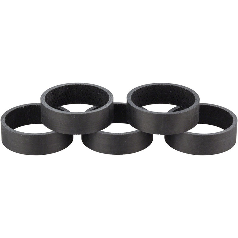 WHISKY 10mm UD Carbon Spacer Matte Black 5-pack