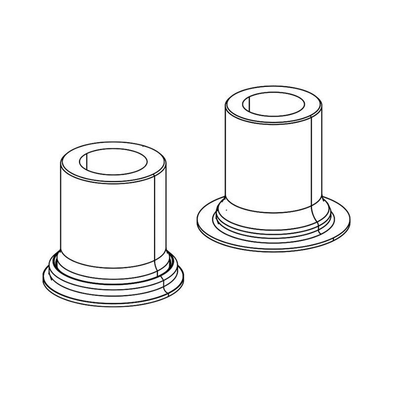 Zipp Rear End Caps for ZM2 SL 12×148 Microspline