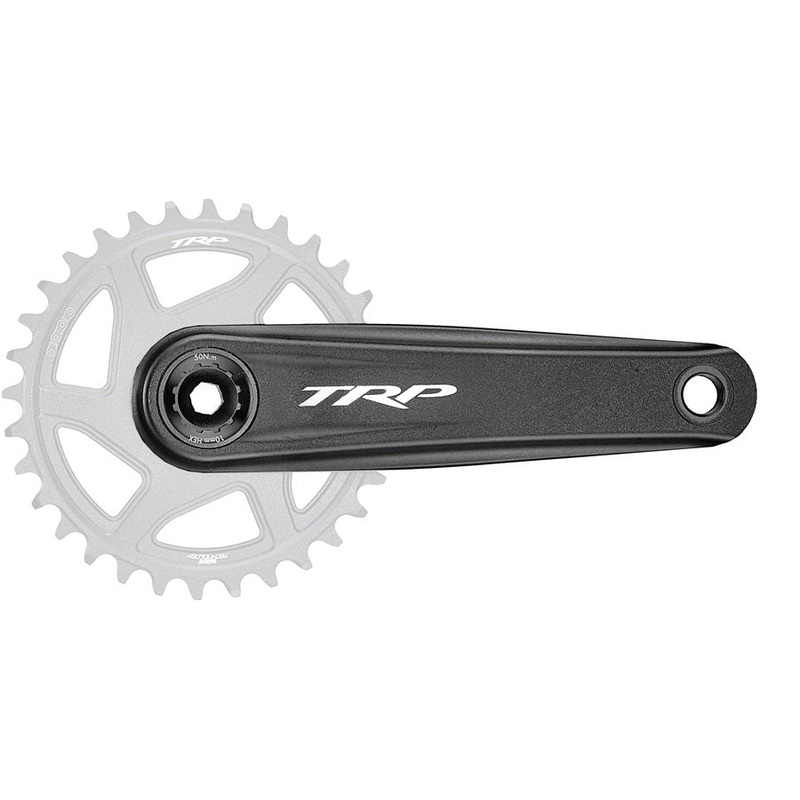 TRP CK-8050 Crankset – 175mm 12-Speed For 68/73mm Frame BB DM CINCH Chainring Interface 30mm Spindle Sandblasted BLK