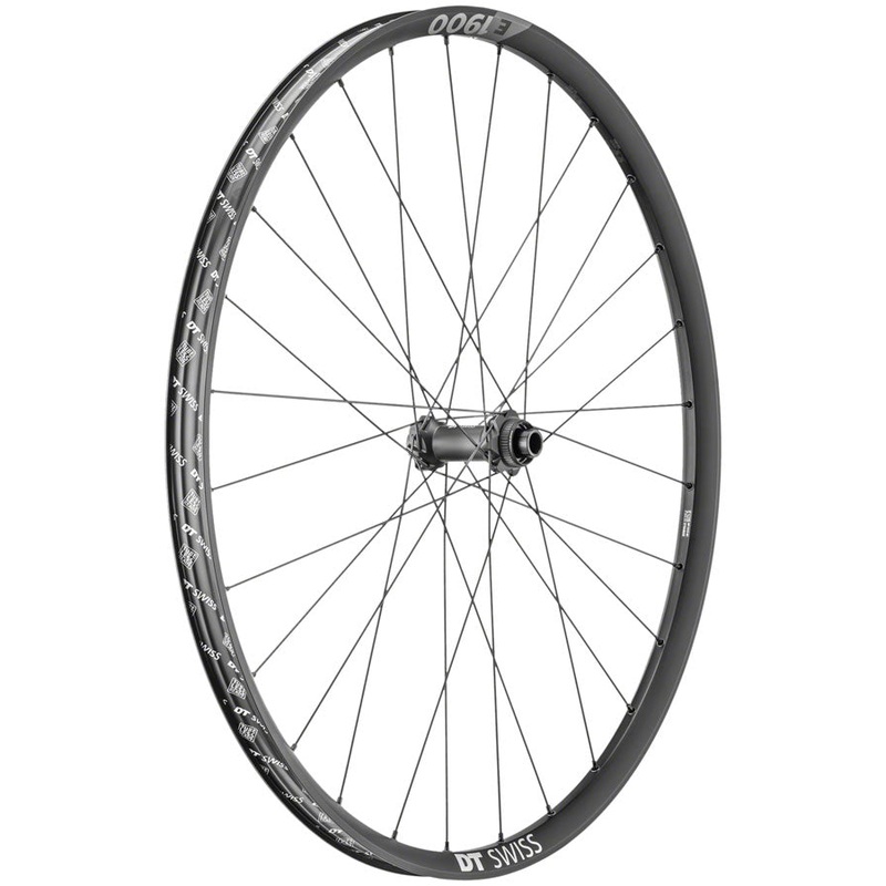 DT Swiss E 1900 Spline 30 Front Wheel – 27.5 15 x 100mm Center-Lock Black