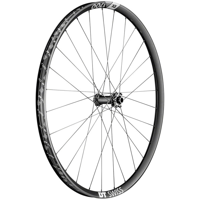DT Swiss EX 1700 Spline Front Wheel – 27.5 15 x 110mm Boost 6-Bolt Black