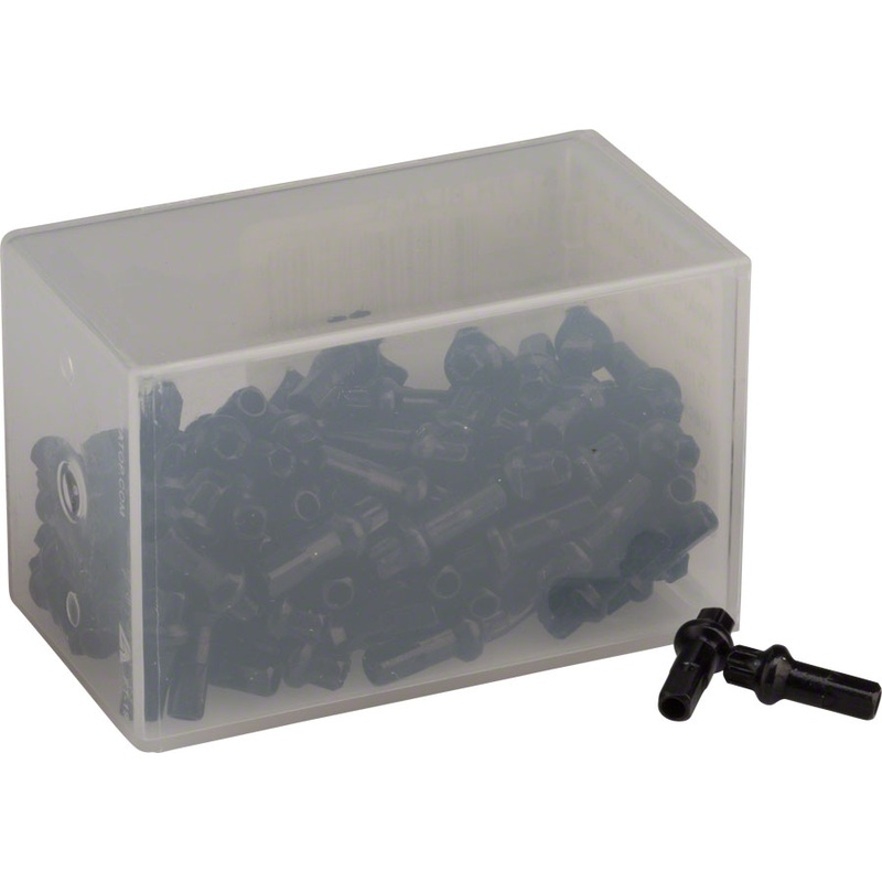 DT Swiss Pro Head Spoke Nipples – Aluminum 2.0 x 15mm Black Box of 100
