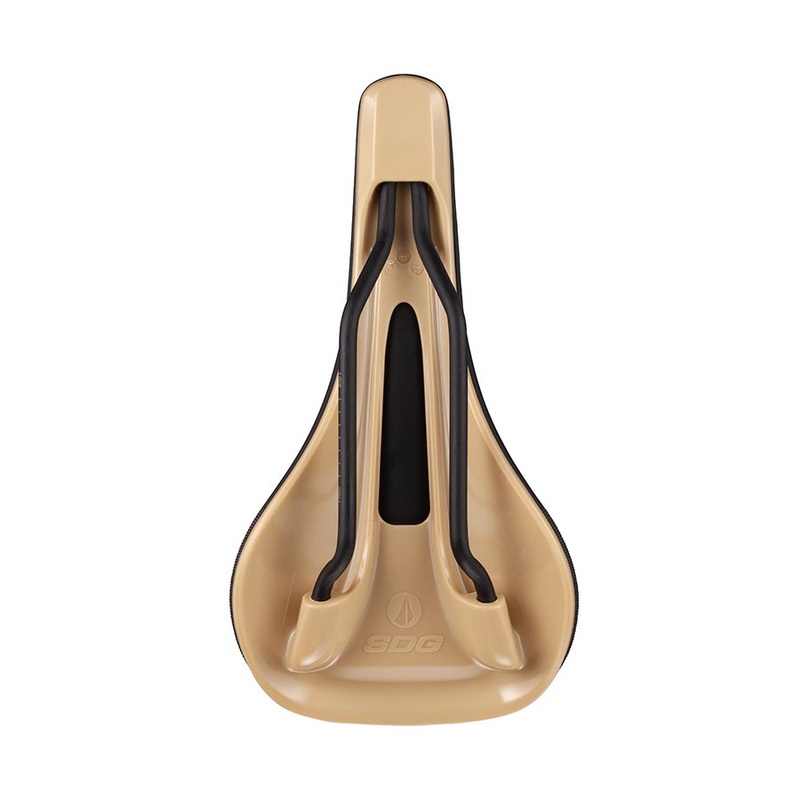 SDG Components Bel-Air V3 Lux-Alloy Saddle 260 x 140mm Unisex 236g Black/Tan
