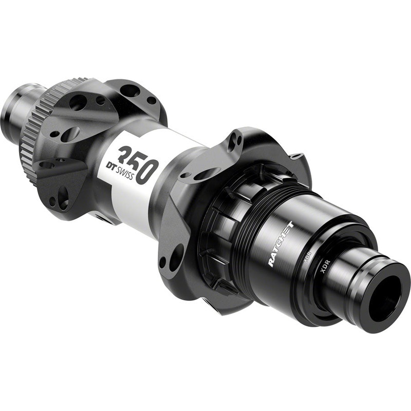 DT Swiss 350 Rear Hub – 12 x 142mm Center-Lock XDR BLK 24H Straightpull 36pt Straight Pull