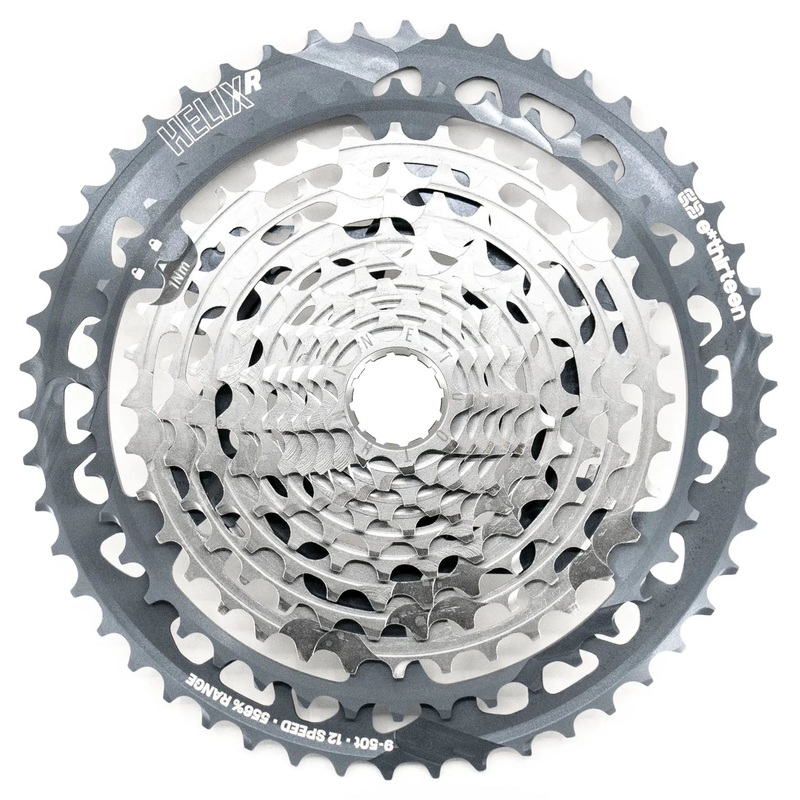 E*thirteen Helix Race 12sp Cassette 9-50t – Nickel Gray