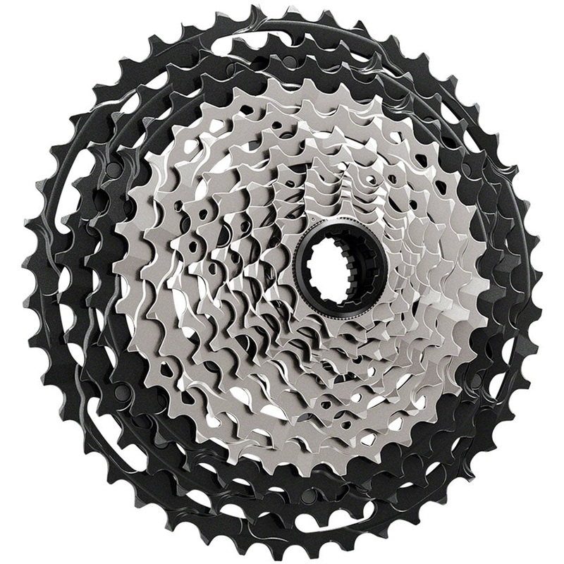Shimano CS-M9101-12 Cassette – 12-Speed 10-45t Black/Gray Micro Spline