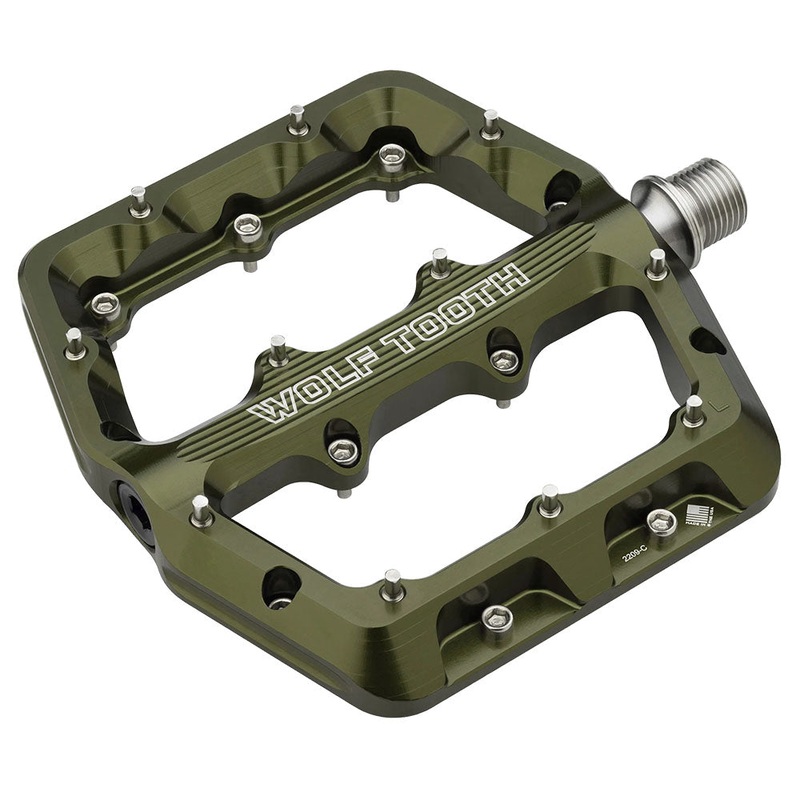 Wolf Tooth Components Waveform Platform Pedal Small – Olive