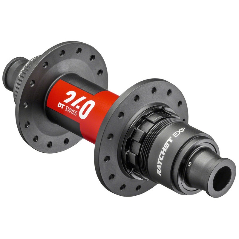 DT Swiss 240 EXP Rear Hub – 12 x 148mm Center-Lock XD Black/Red 32H 36pt