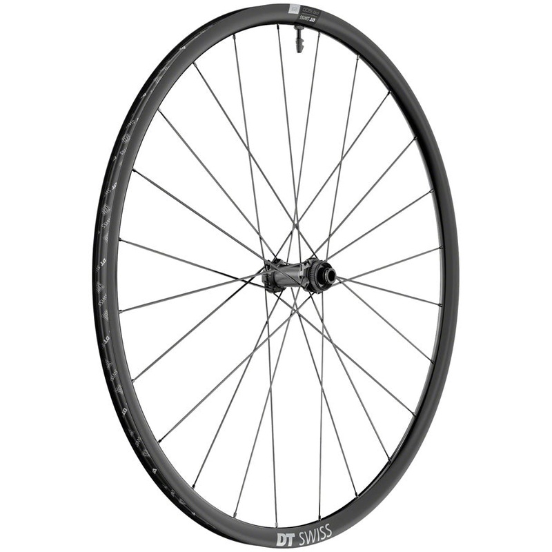 DT Swiss PR 1600 Spline 23 Front Wheel – 700 12 x 100mm Center-Lock Black