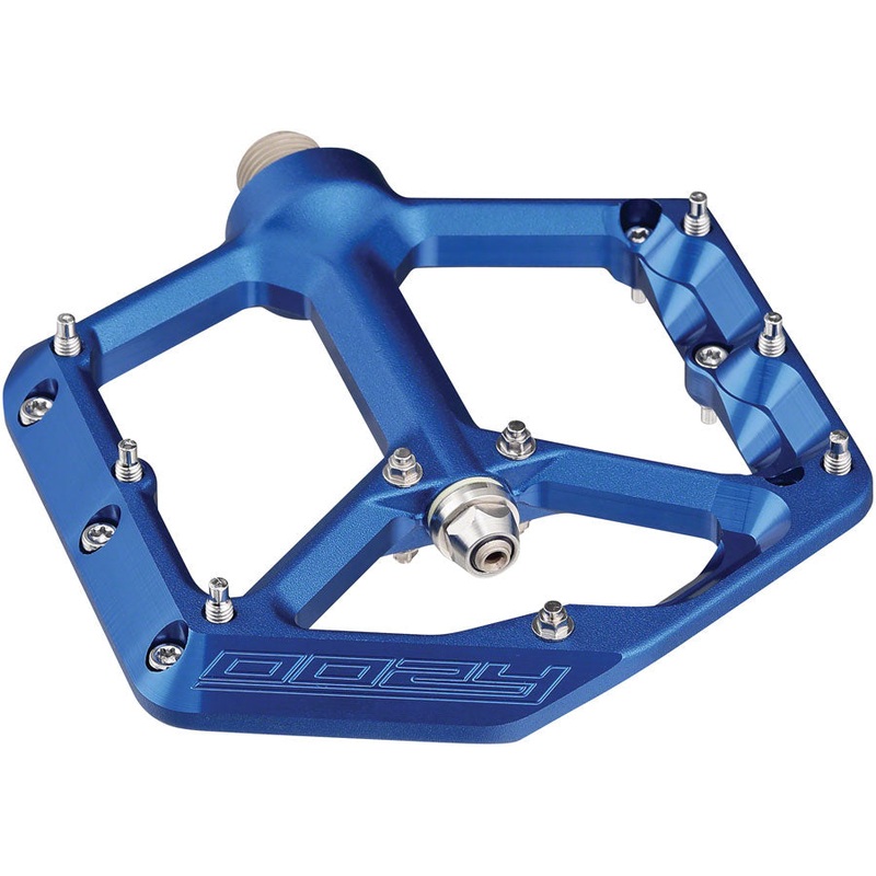 Spank Oozy Pedals – Platform Aluminum 9/16 Blue