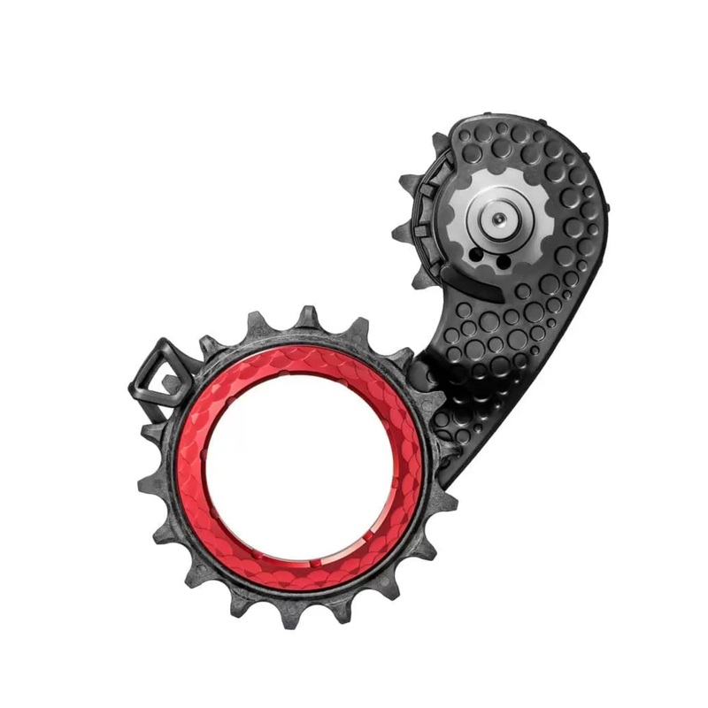Absolute Black Carbon-Ceramic Hollow Cage Dura Ace 9200 – Red