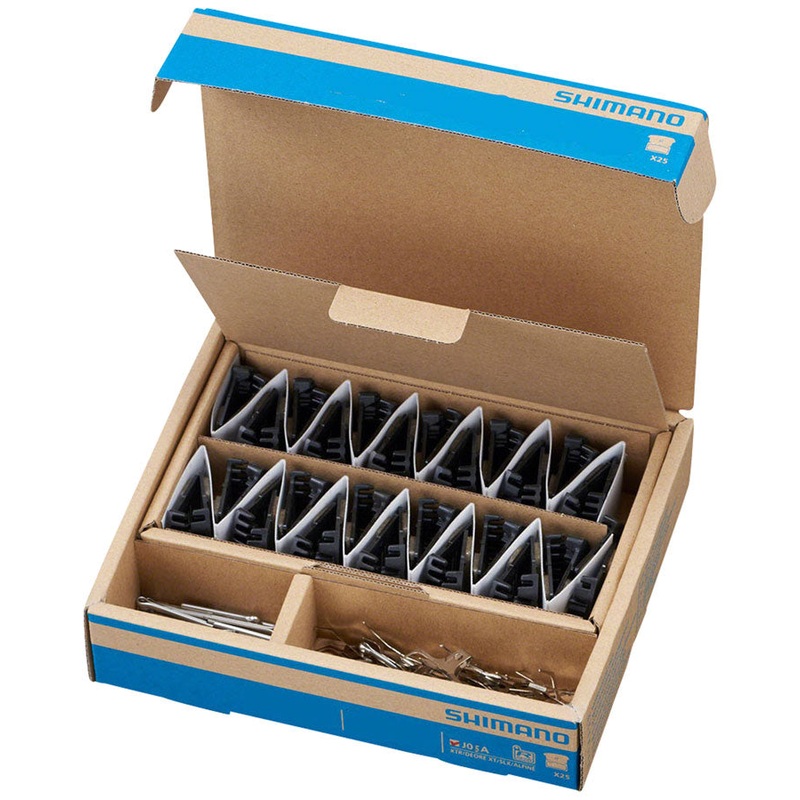 Shimano J05A-RF Disc Brake Pad Spring – Resin Compound Finned Aluminum Back Plate Box/25 pair